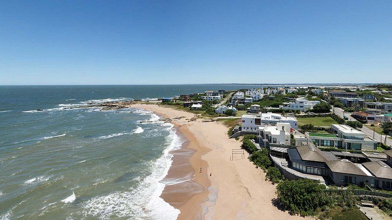 Aerial view of Jose Ignacio coastline, Uruguay