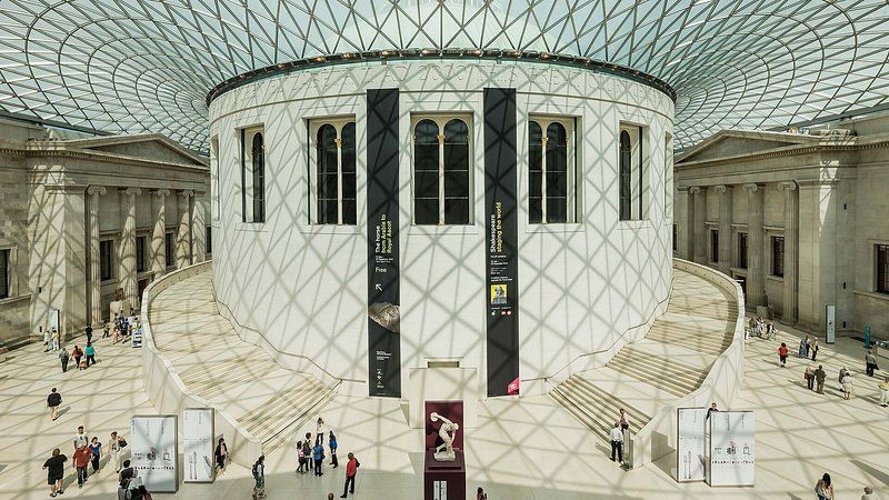 Great Court of the British Museum in London