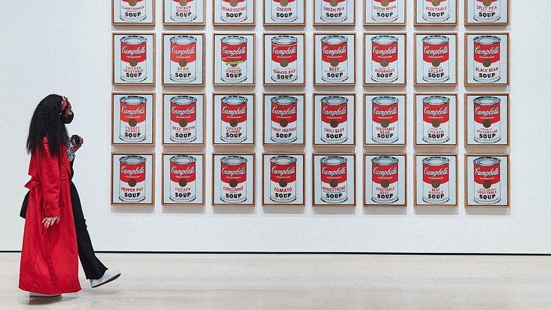 Andy Warhol artwork at MoMA