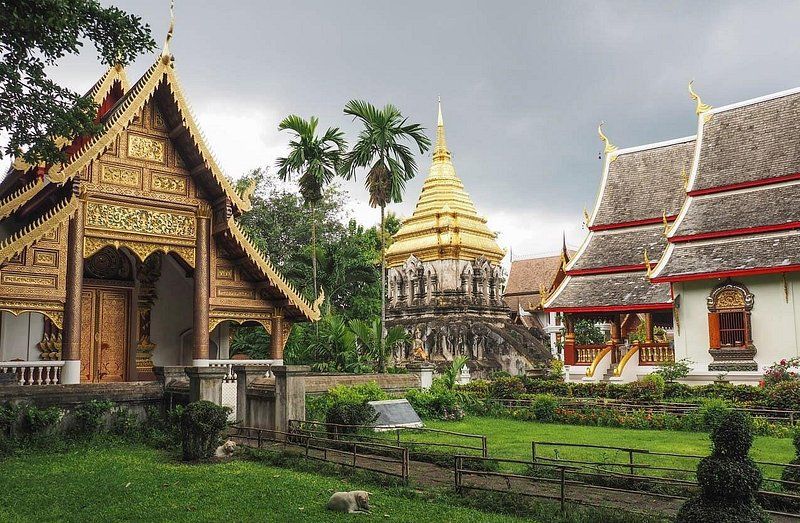 The temples of Wat Chiang Mai