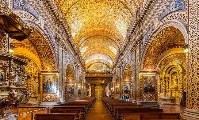 Iglesia de la Compañía de Jesús – Quito, Ecuador - Atlas Obscura